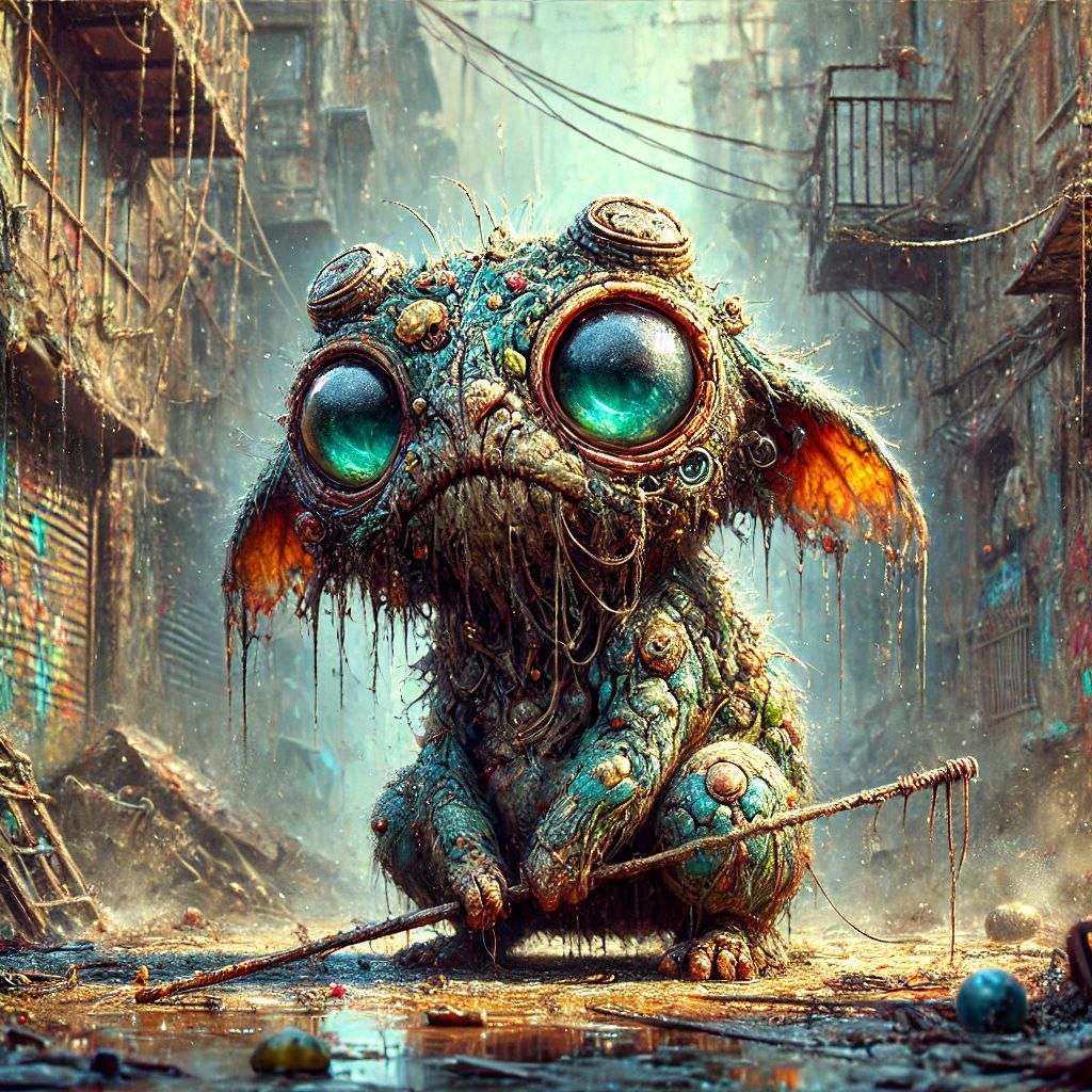 adorable fairy-tale fantasy creature portrait..