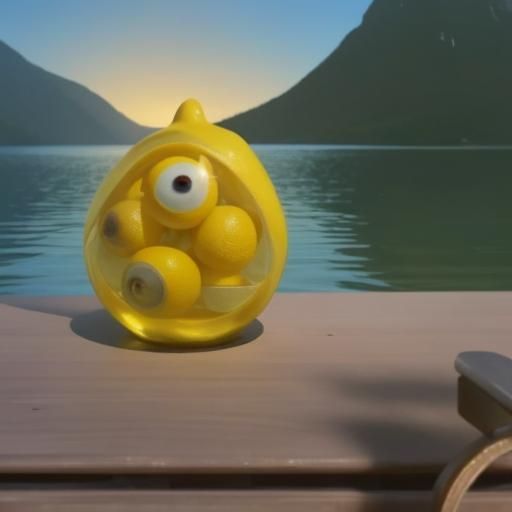 Closeup, Front Facing, Front View, The Lemon Monster is a su...