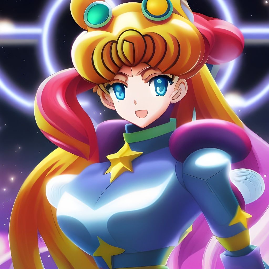 Premium AI Image  Sailor moon fan art from the anime