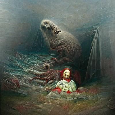 Terrifying, horrible horrors beyond what mankind can compreh...