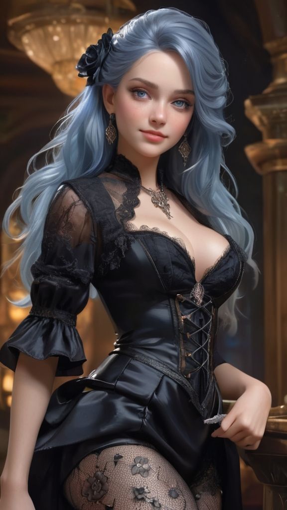 Organza Gothic dress