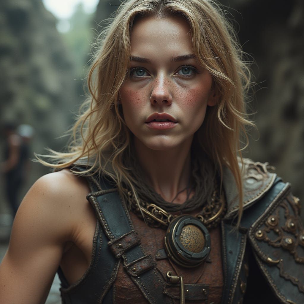 Blonde Woman in a State of Ecstasy