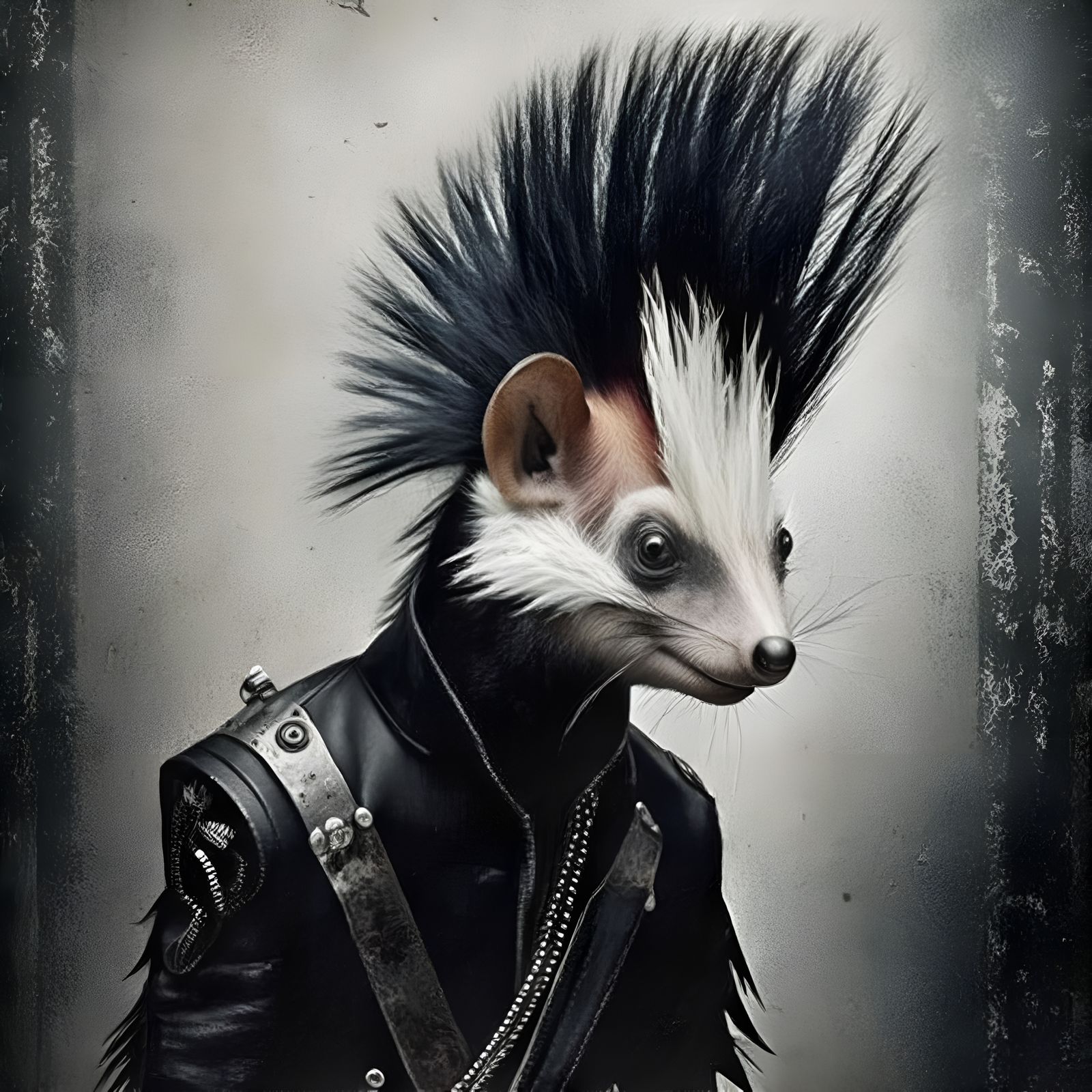 Midjourney: Punk Skunk
