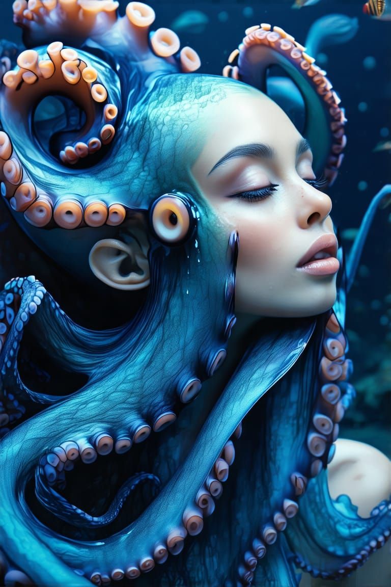 Octopus woman