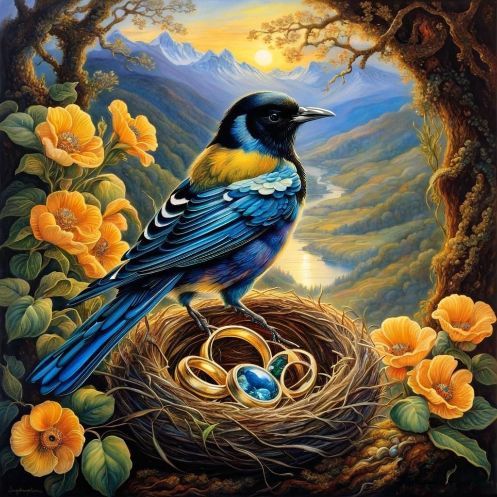 Guarding the stolen goods  by @Crystalline