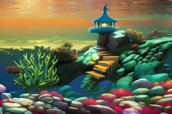 Coral lighthouse