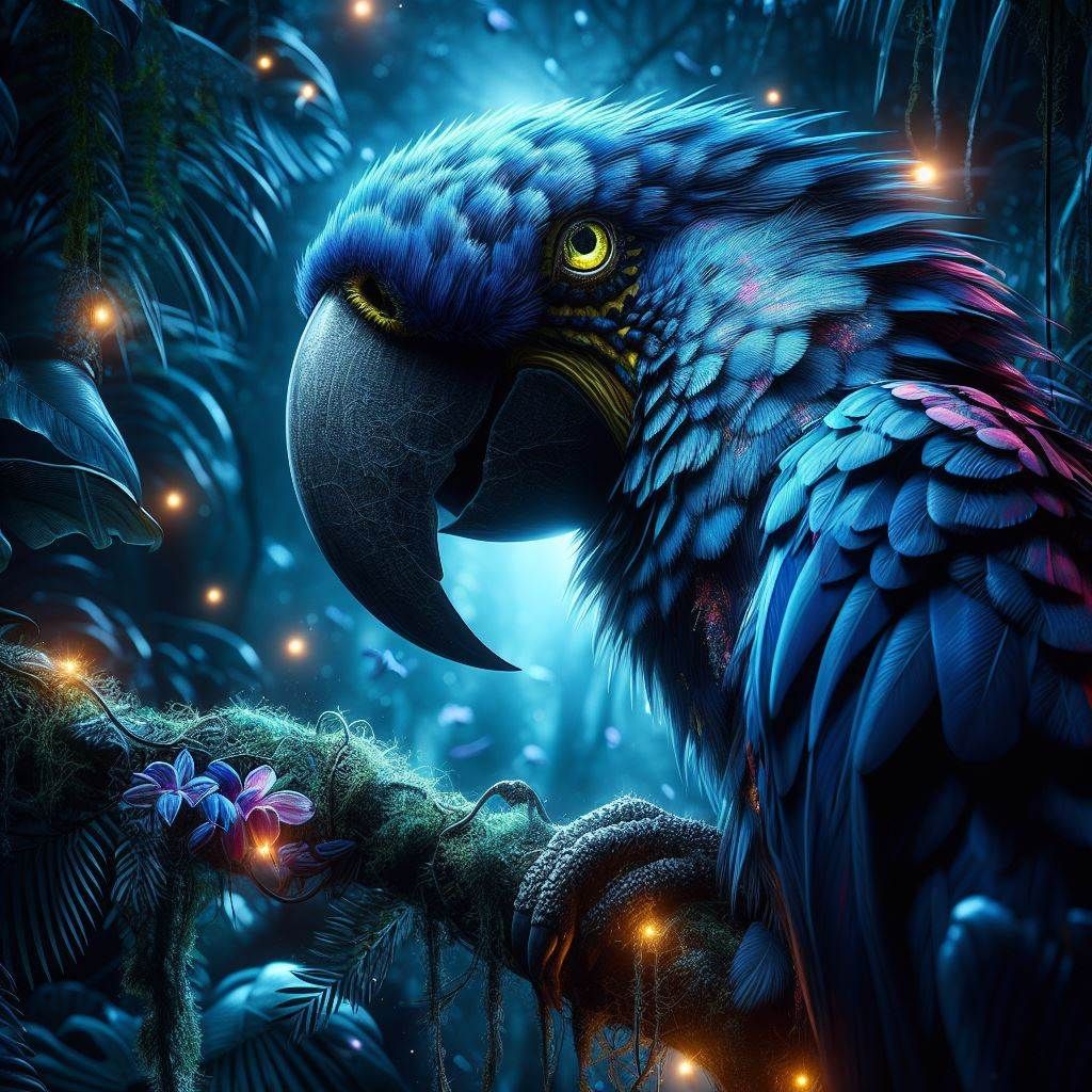 Hyacinth macaw