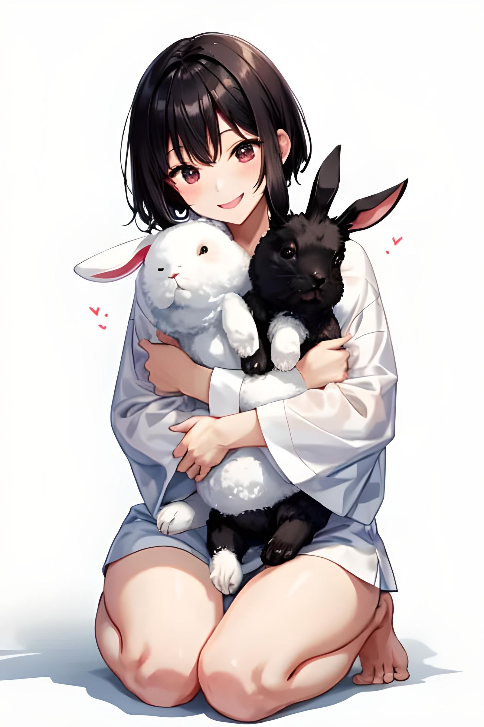 Hugging Rabbits