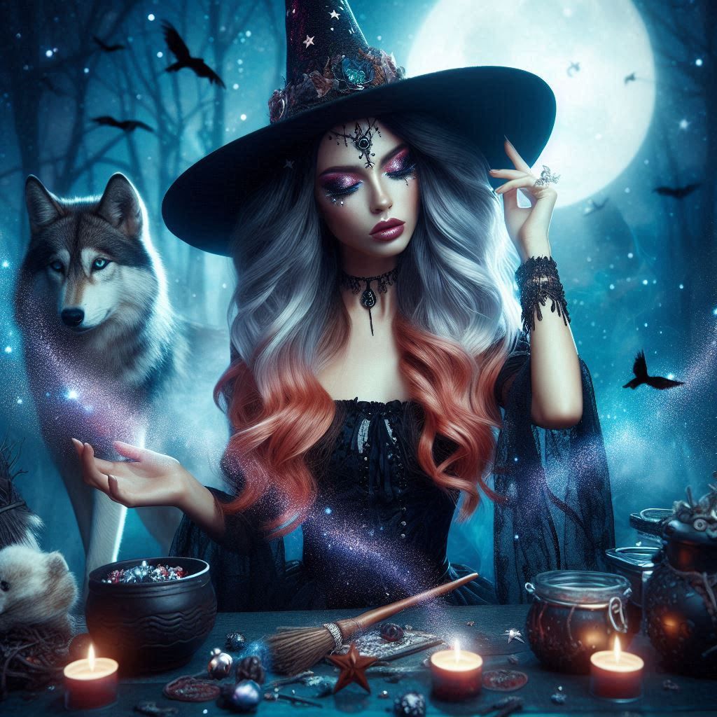 Felinea ans her wolf