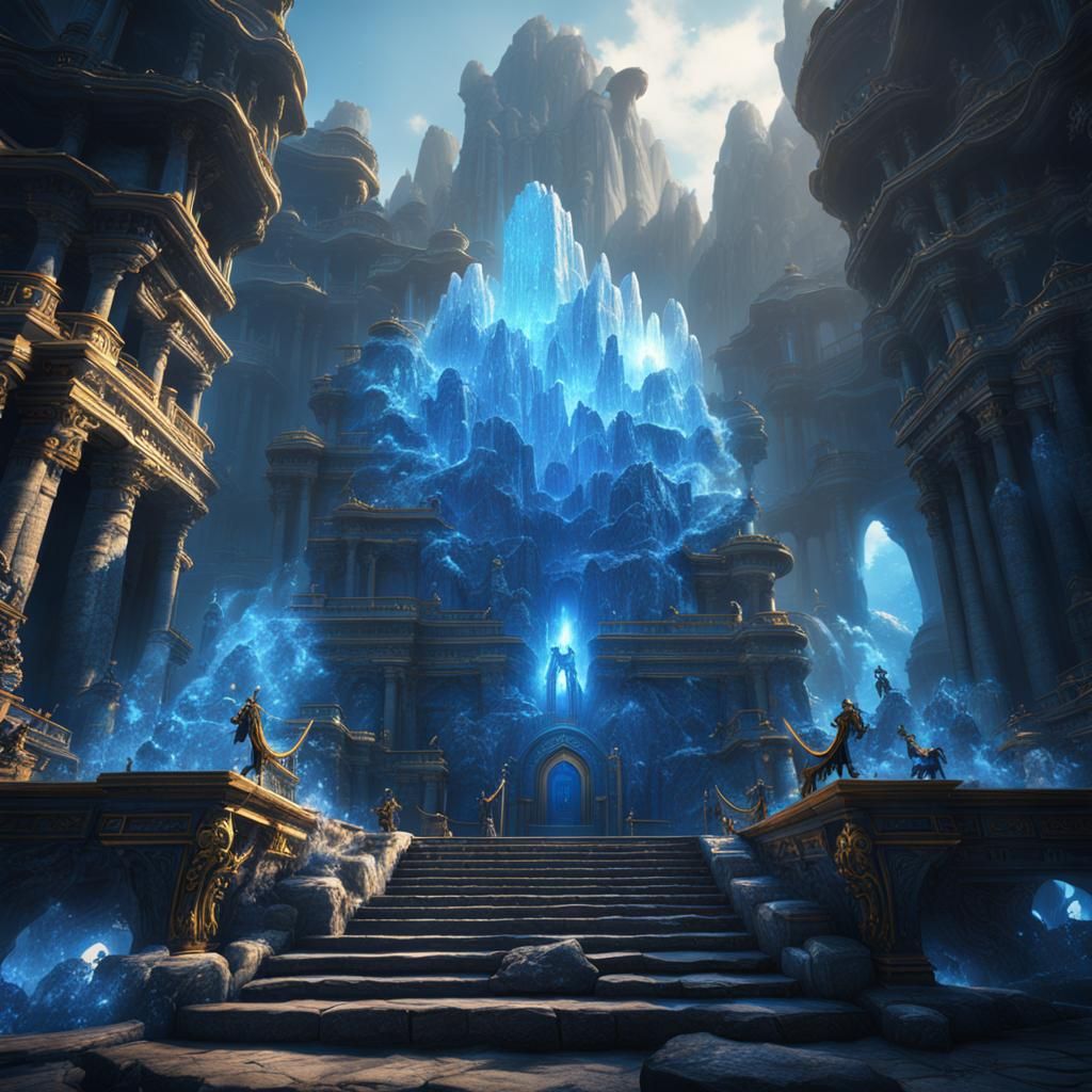 the blue crystal of power and ambition