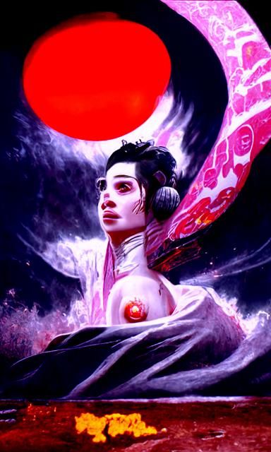 Alien Cosmic Goddess.
