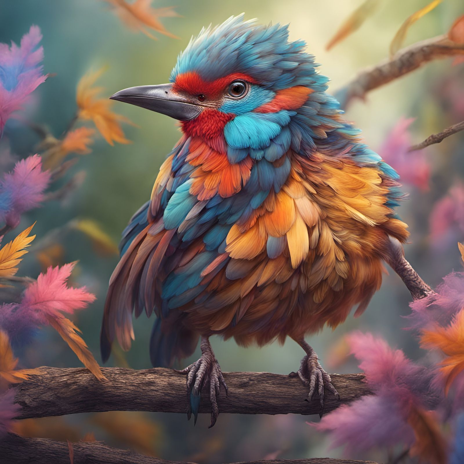 Beautiful Colourful Bird