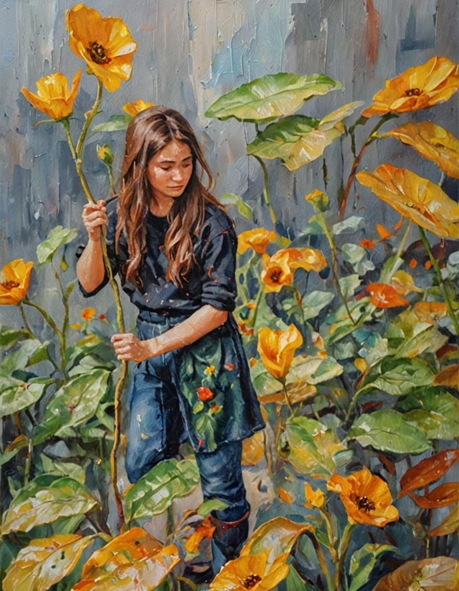 Oil paint