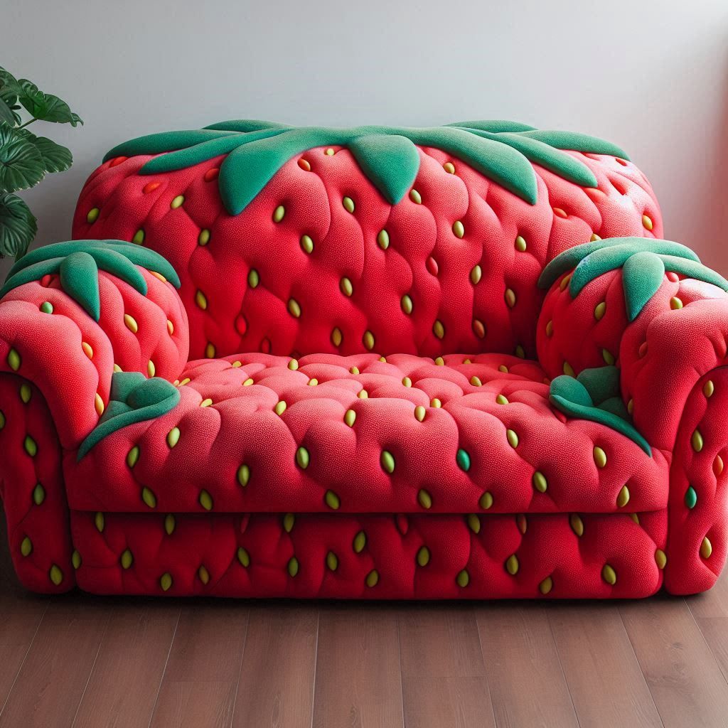 Strawberry Couch 3