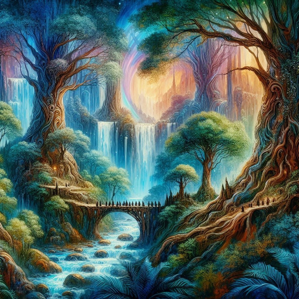 The Ancient Trees of Lothlorien