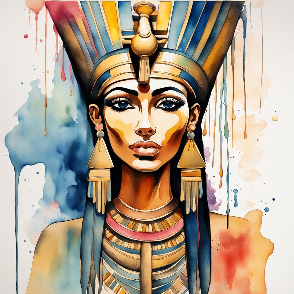 Pharaoh Hatshepsut creative portrait - AI Generated Artwork - NightCafe ...