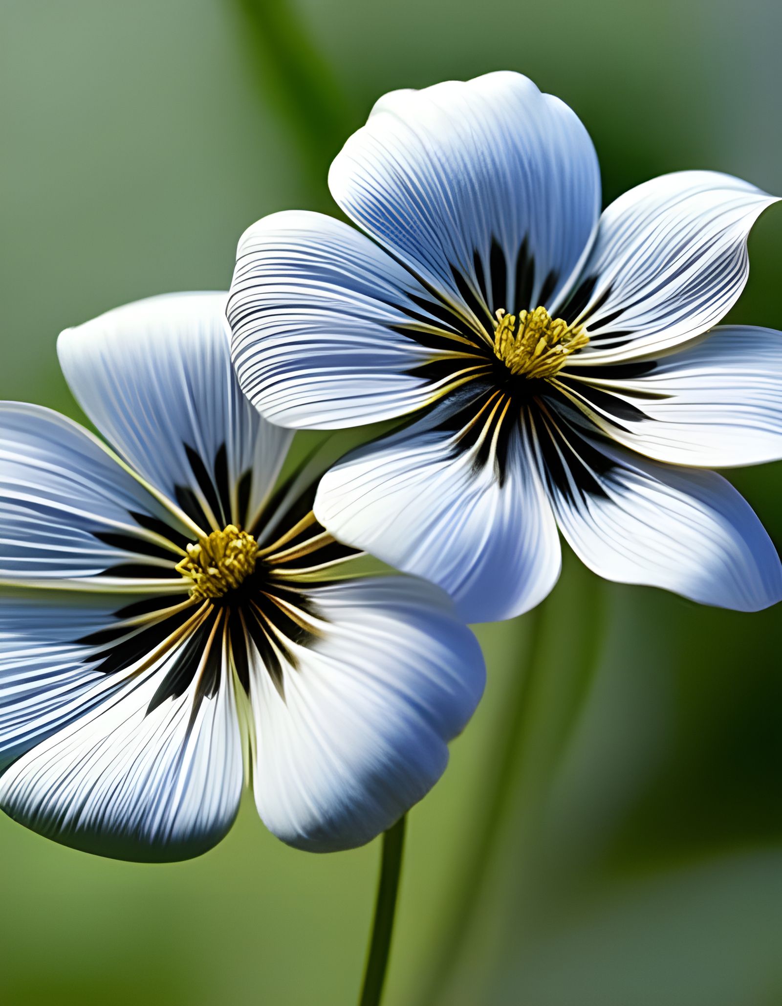 Flax Flower AI Generated Artwork NightCafe Creator