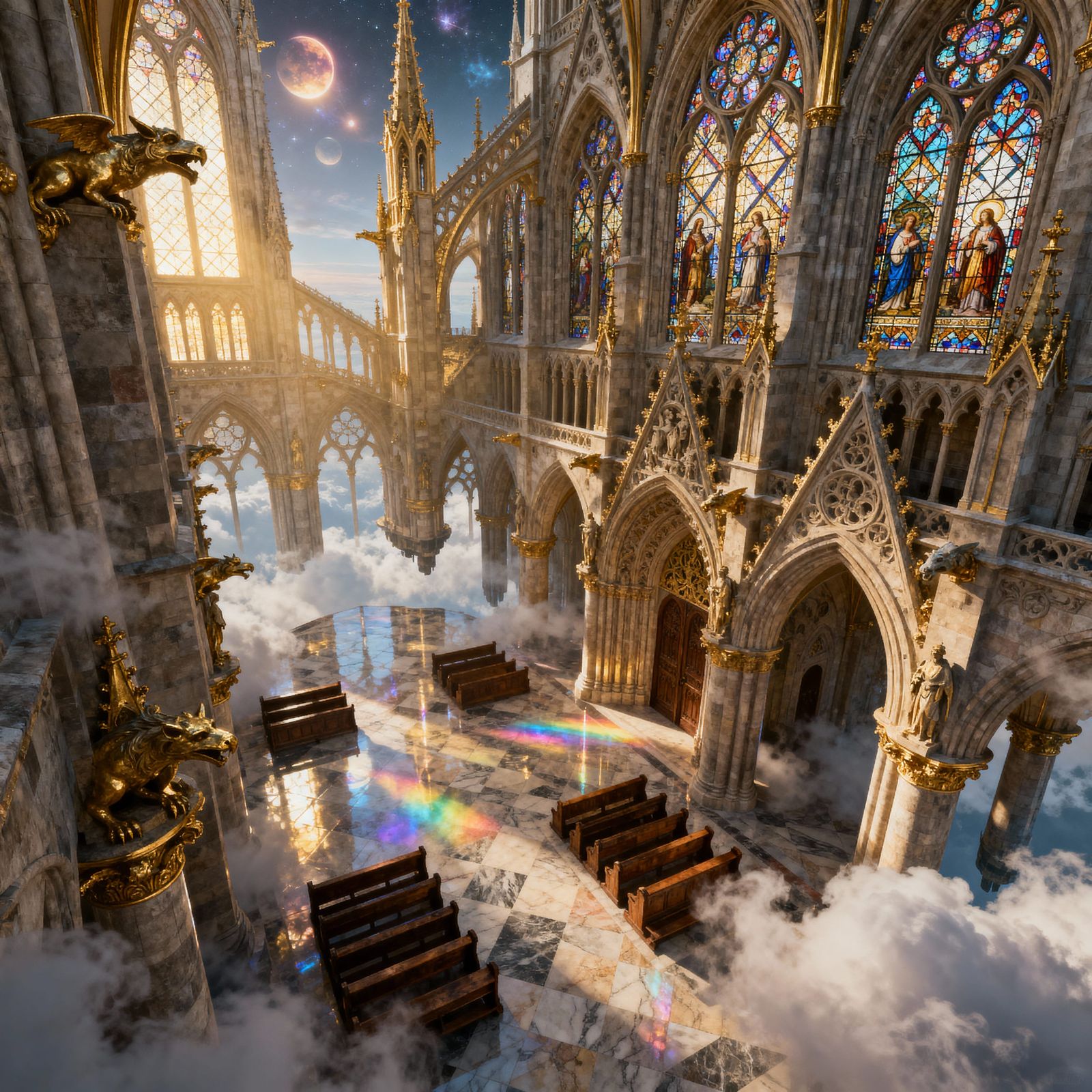 Heavenly Cathedral  by @Dope as Duck 