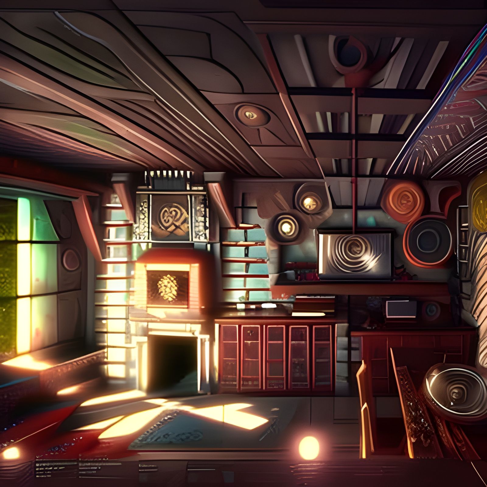 unusual enchanting interior