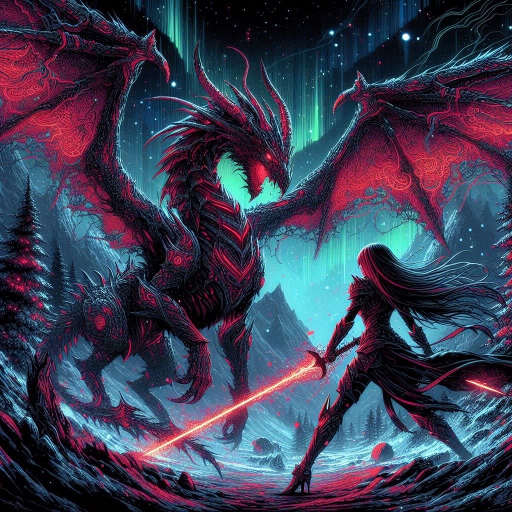 (8 bit pixels:3.0) (wireframe neon:3.0) (bismuth:3.0) skyrim...