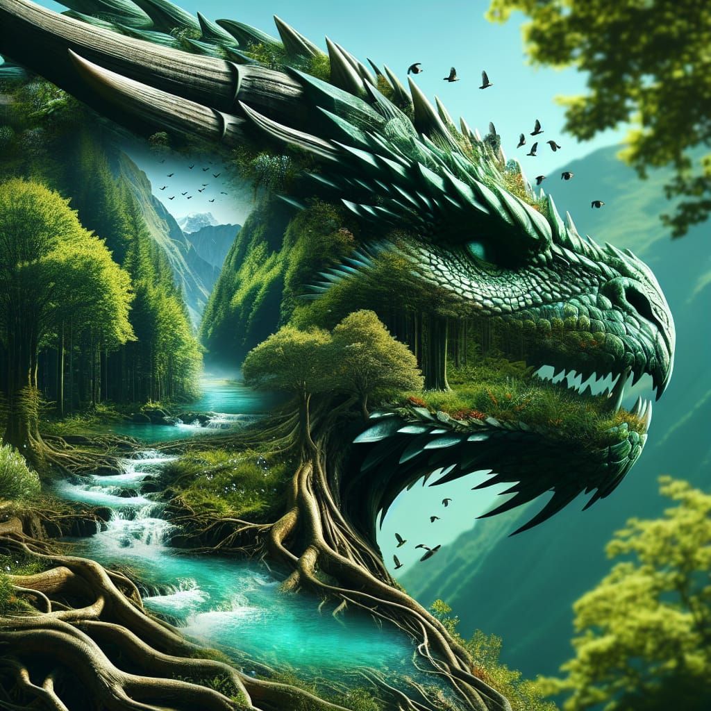 Earth Dragon  by @Wolfkazzy