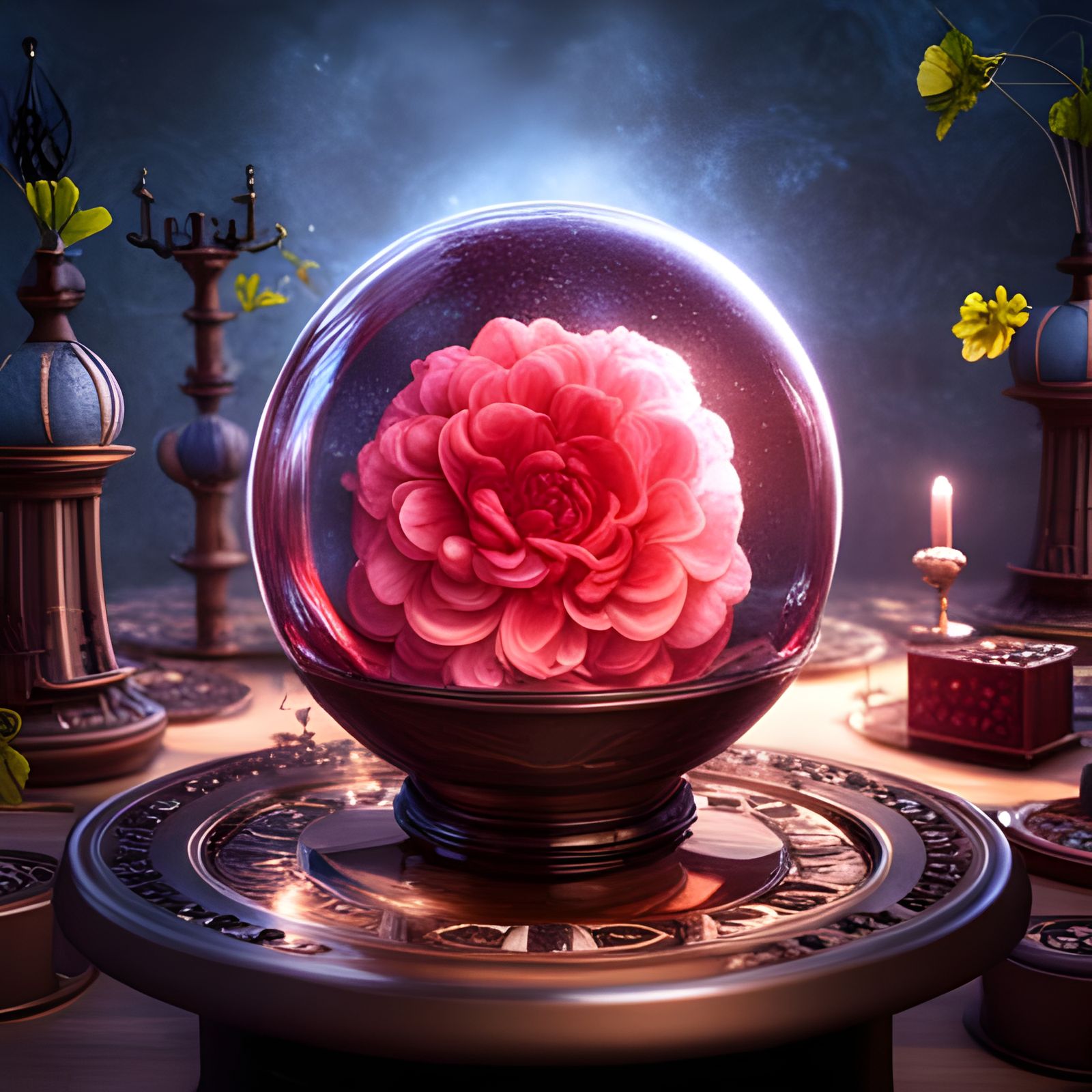 Magical Flower Essence - AI Generated Artwork - NightCafe Creator