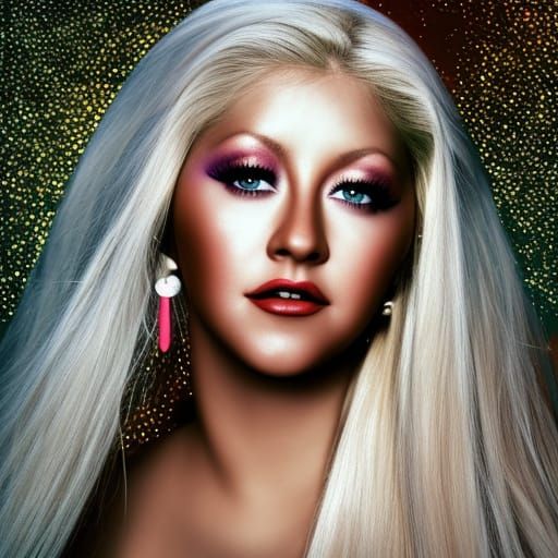 Christina Aguilera Ai Generated Artwork Nightcafe Creator 