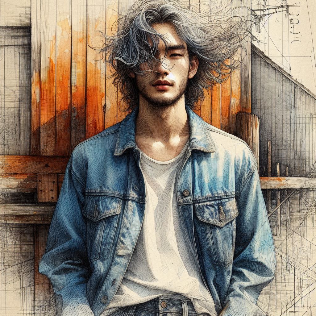 young asian man
