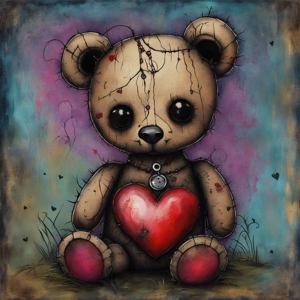 Creepy Teddy Love