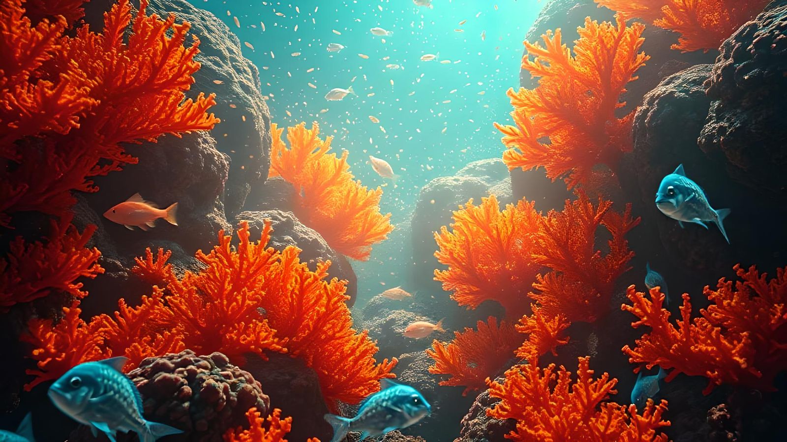 Soothing fish scene 2