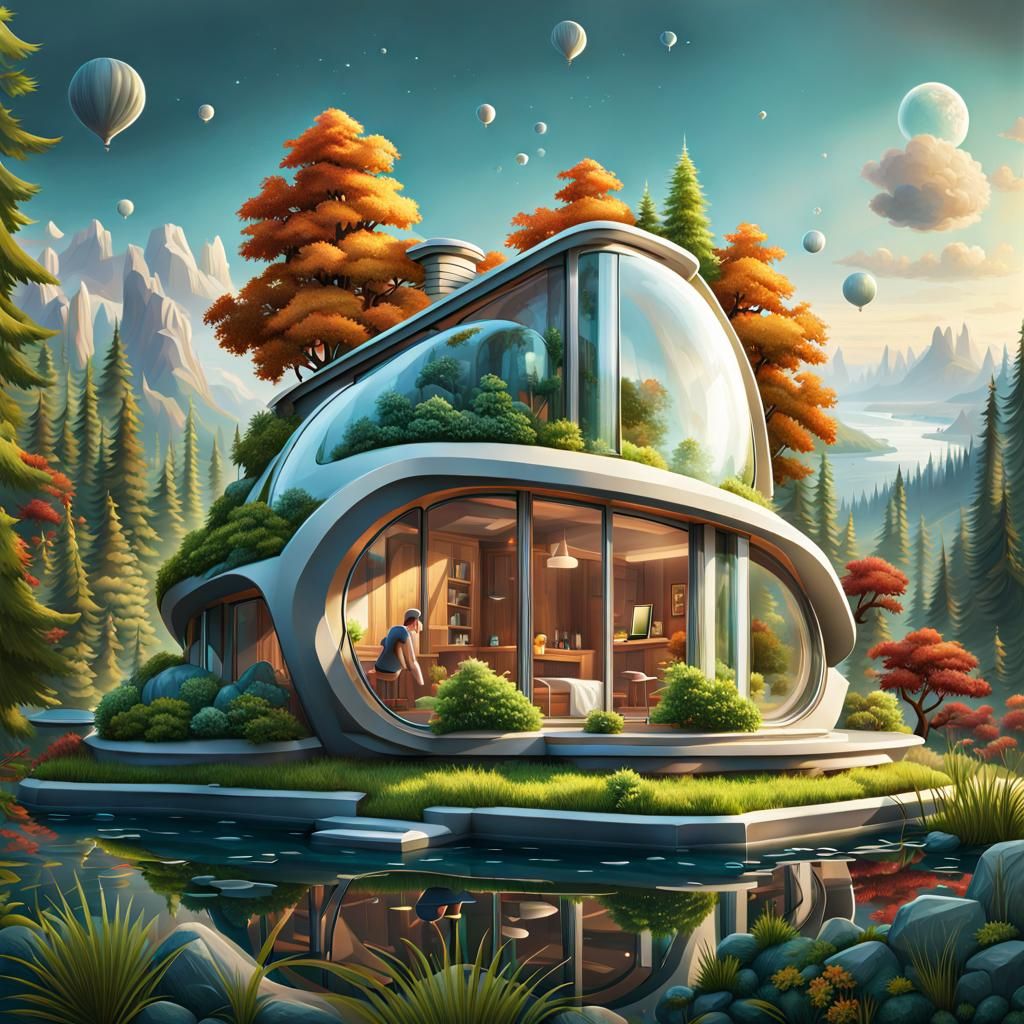 Your Best Artwork: Futuristic houses