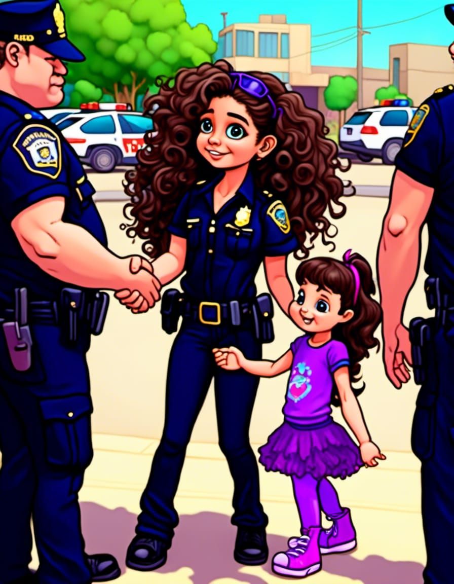 Aryelle graduates the police academy