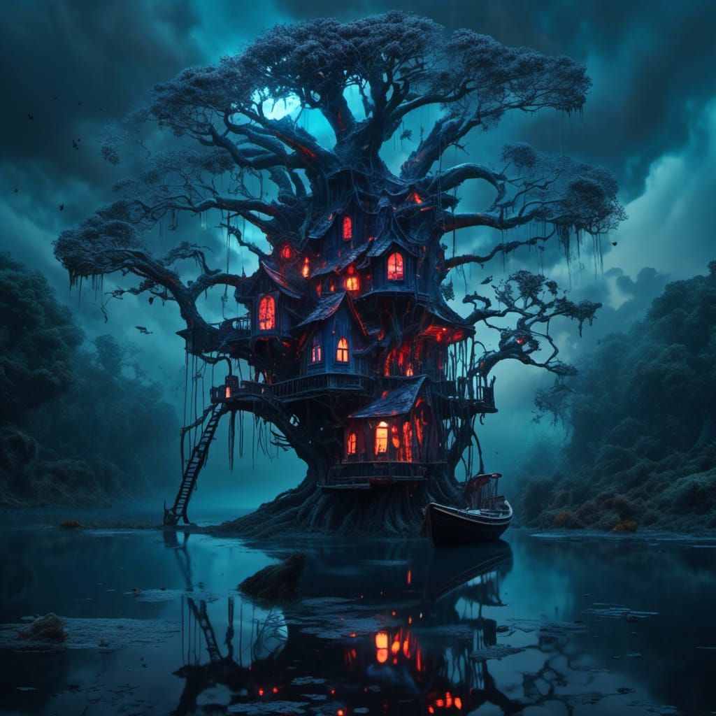 Swamp treehouse