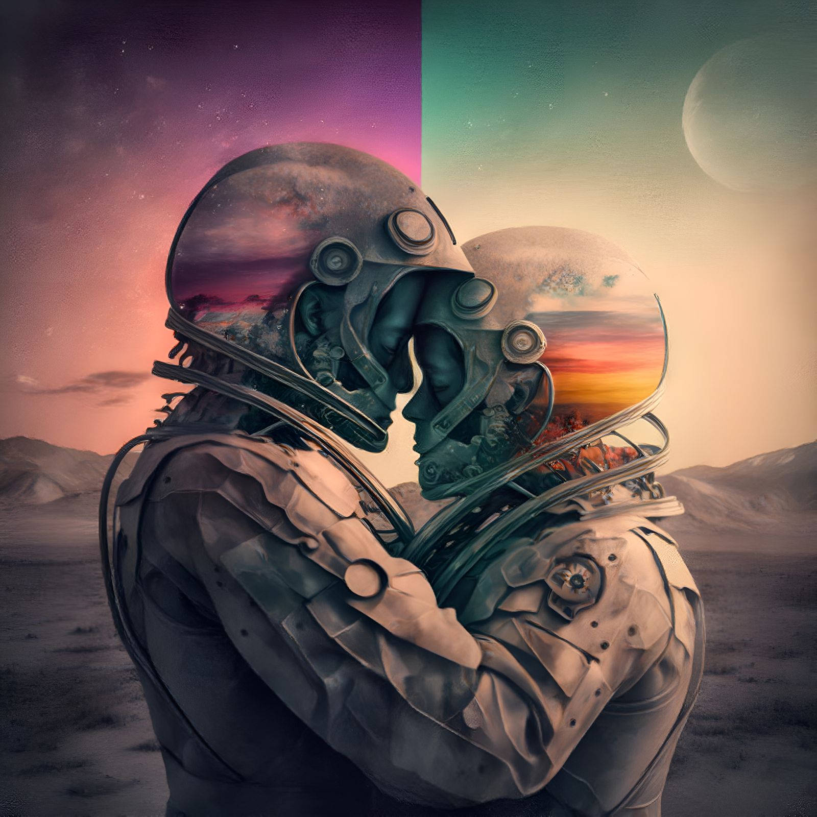 Midjourney: Interstellar Love