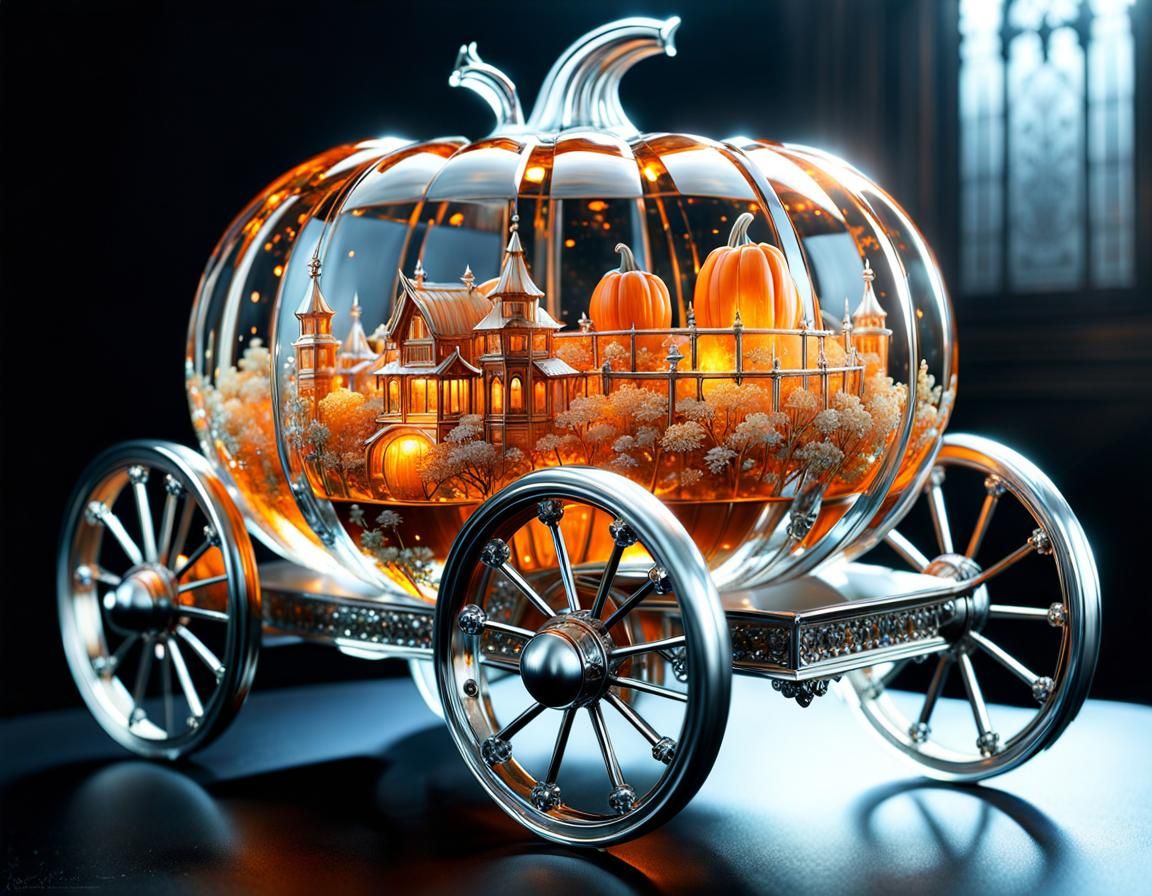 Cinderella’s carriage after midnight