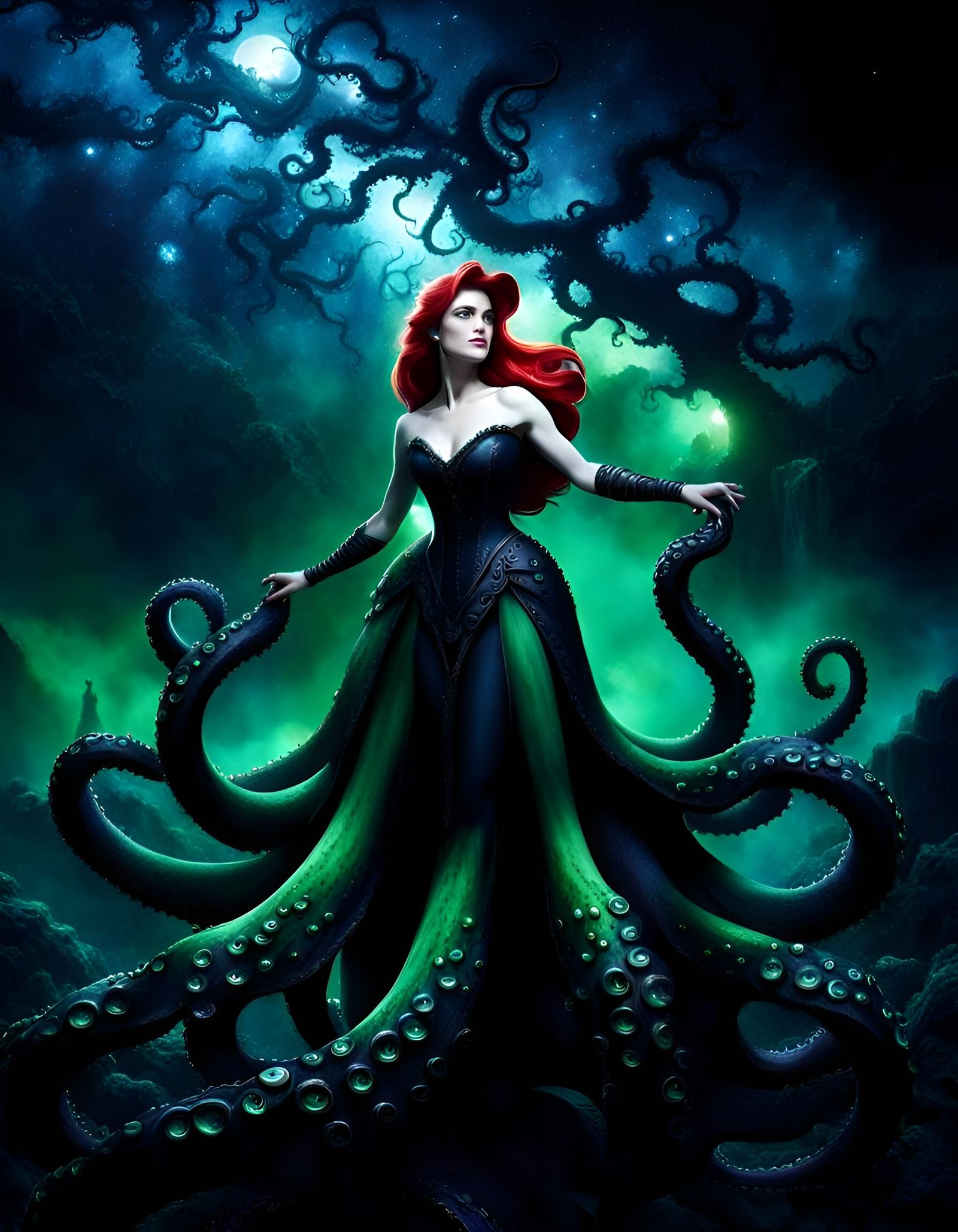 Ariel the Sea Witch  by @Schmooz
