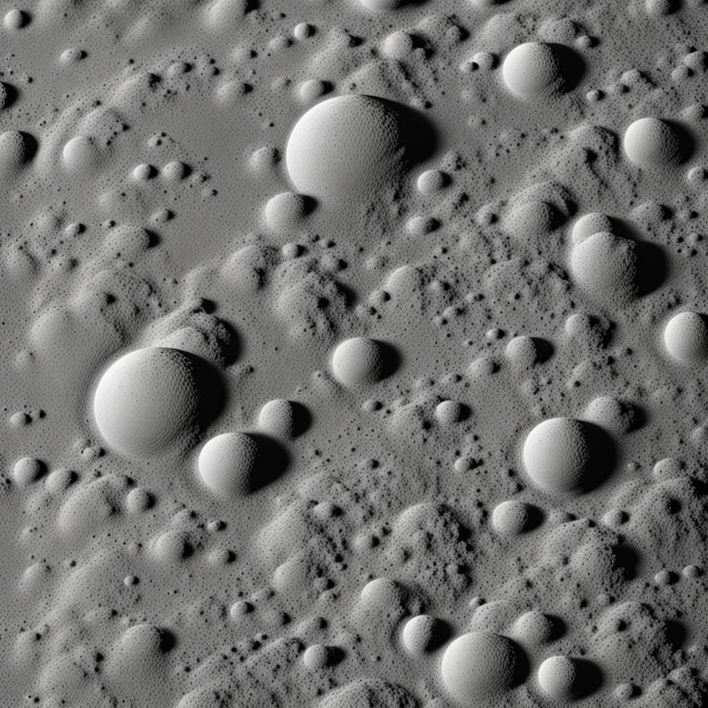 scanning electron microscopy moonscape AI Generated Artwork