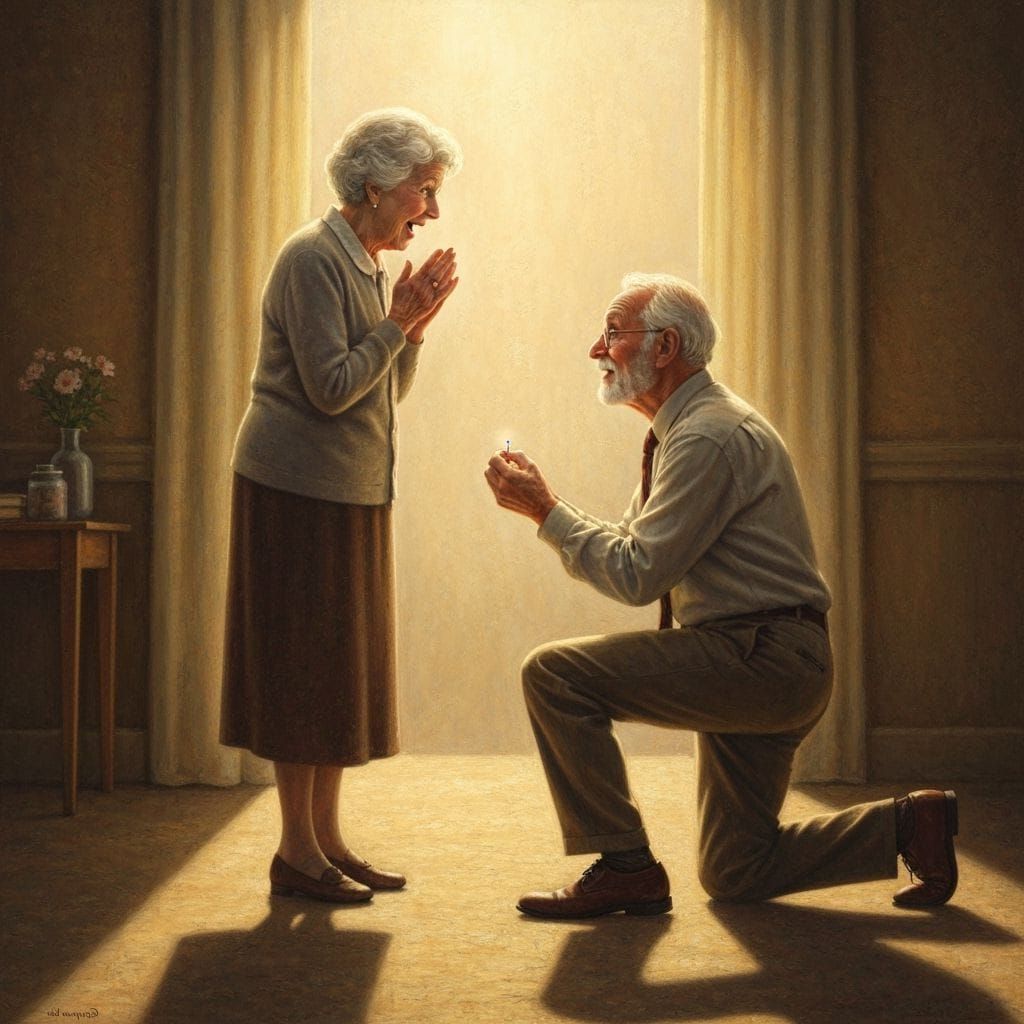 Pop the question.  by @Hot Cousin