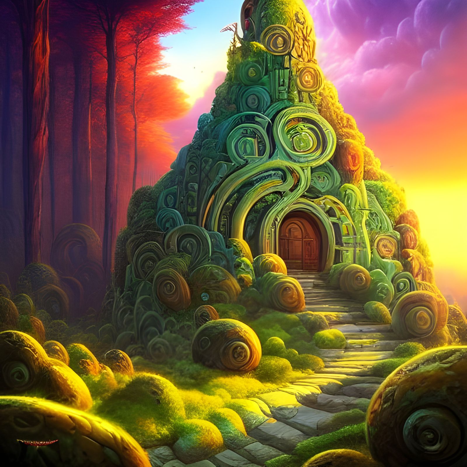 Hermit Haven - AI Generated Artwork - NightCafe Creator