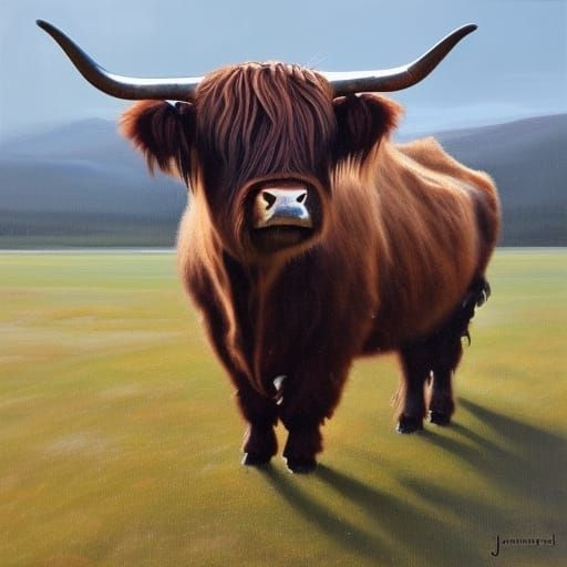 Scottish Highland Cow.