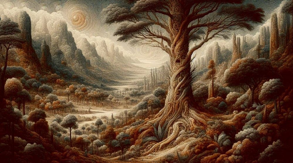 African Landscape in the style of Baines 🖌️ 02