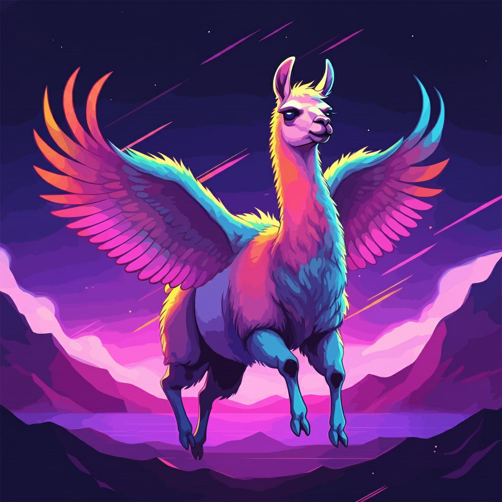 Flying Drama Llama