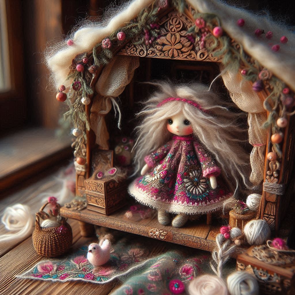 Felted doll