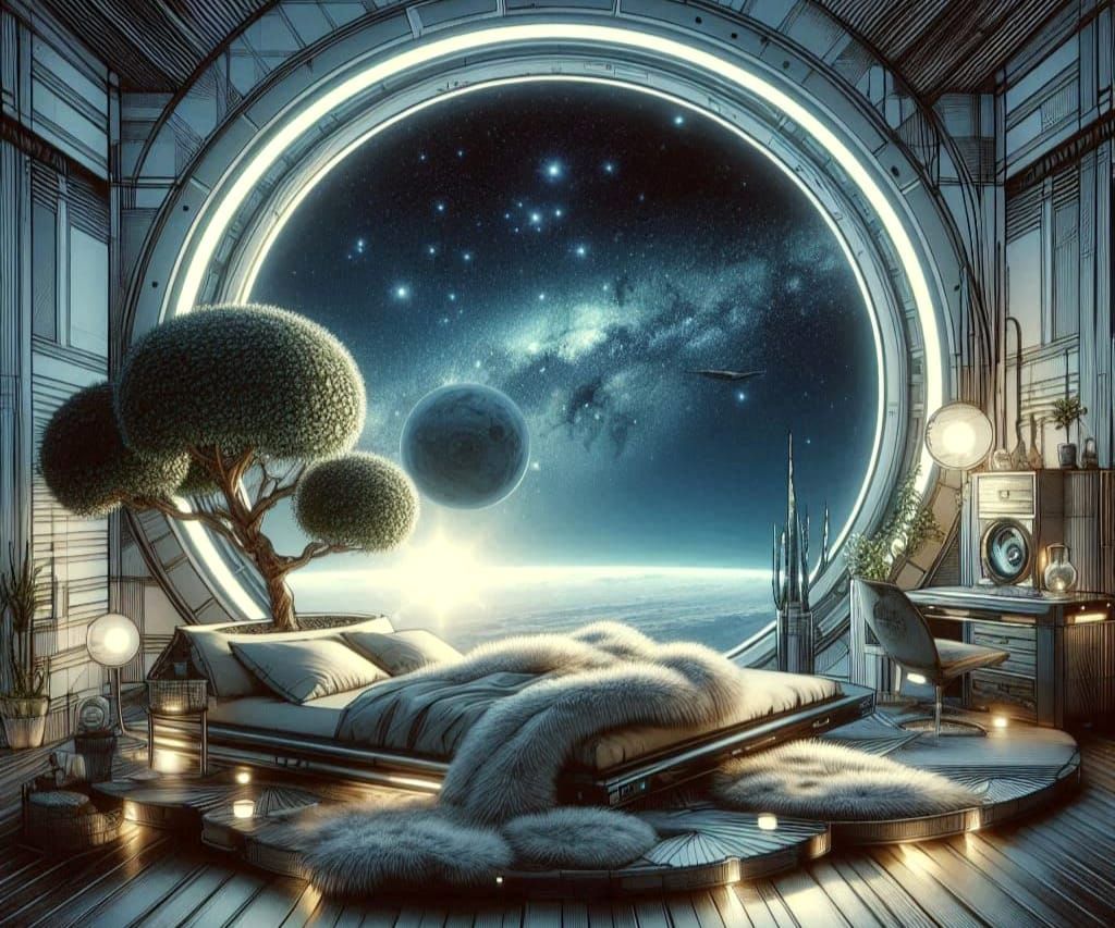 Sci-fi bedroom