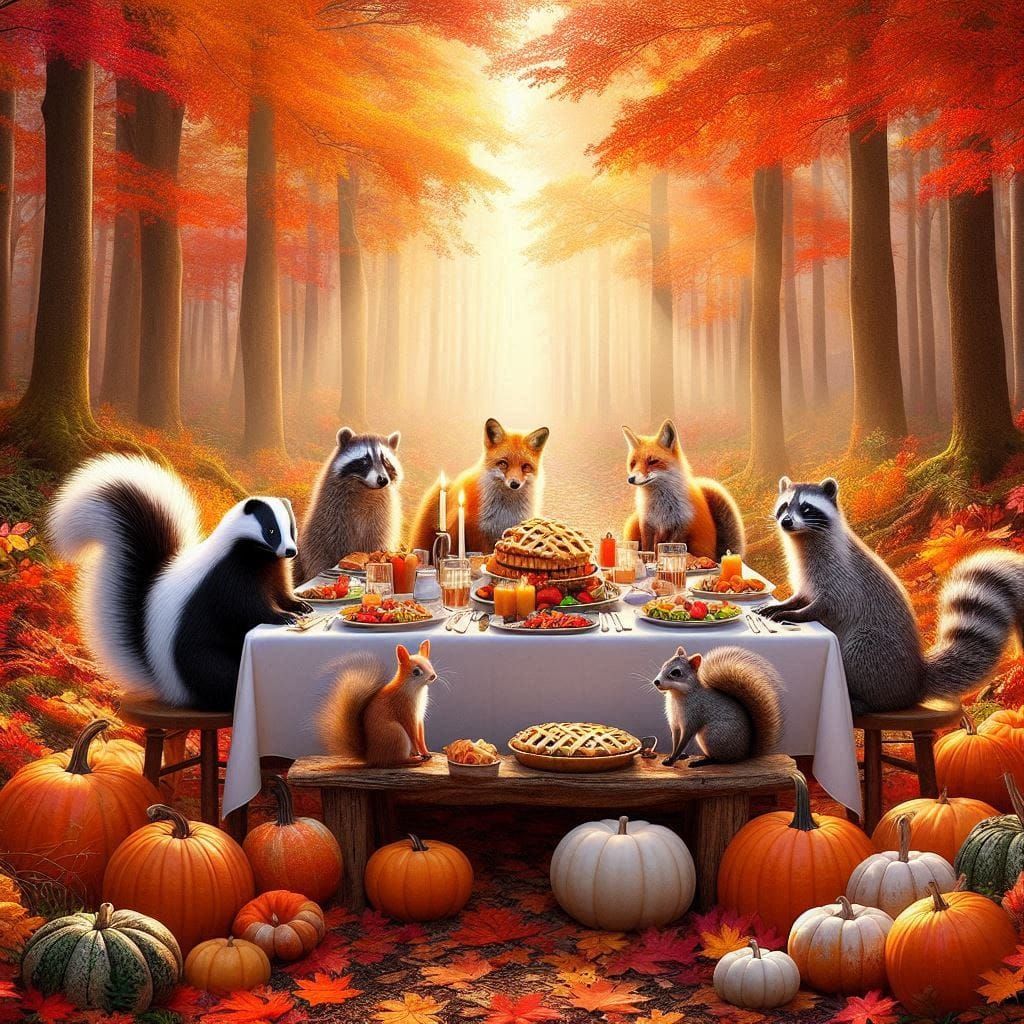 A Woodland Thanksgiving