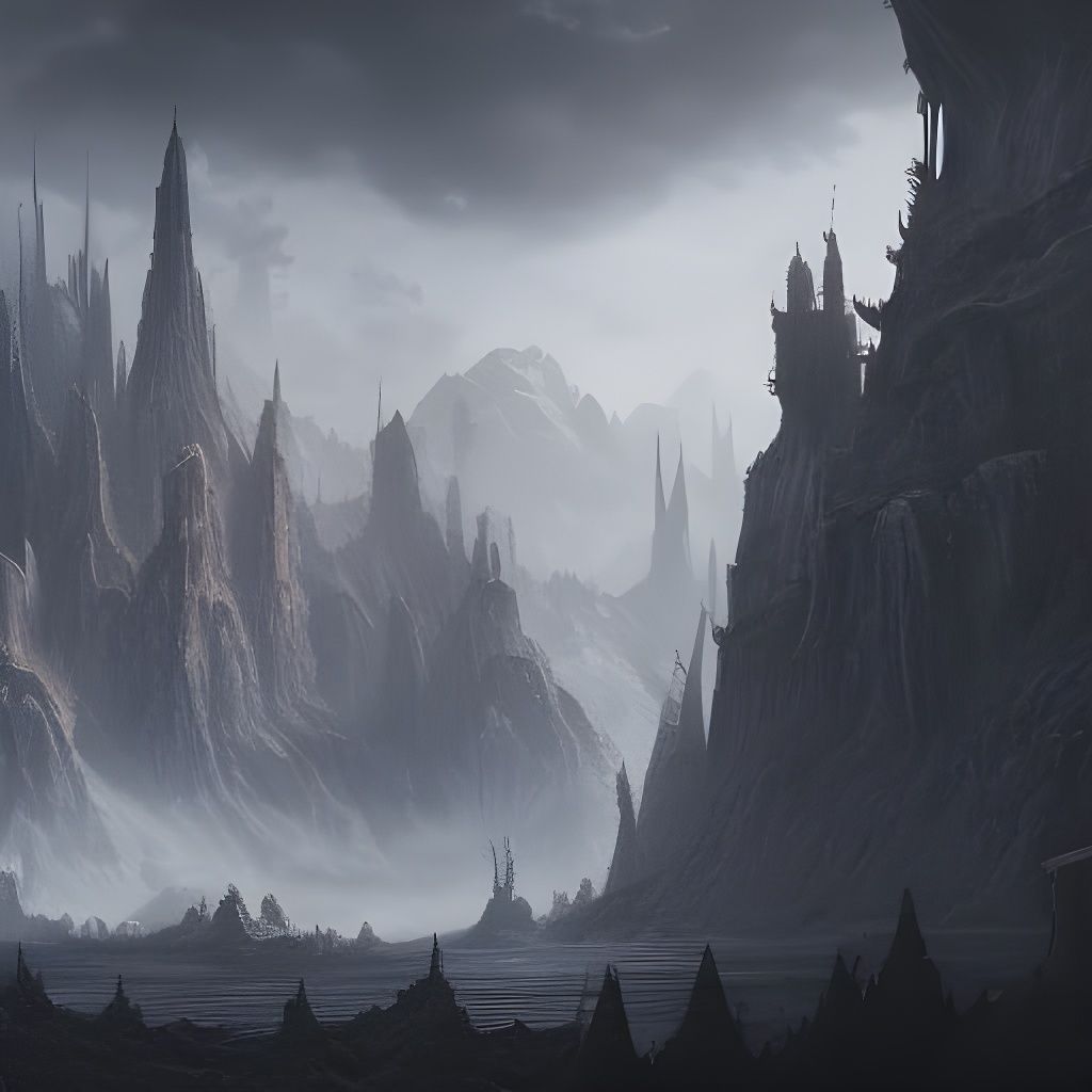 Sharp mountains