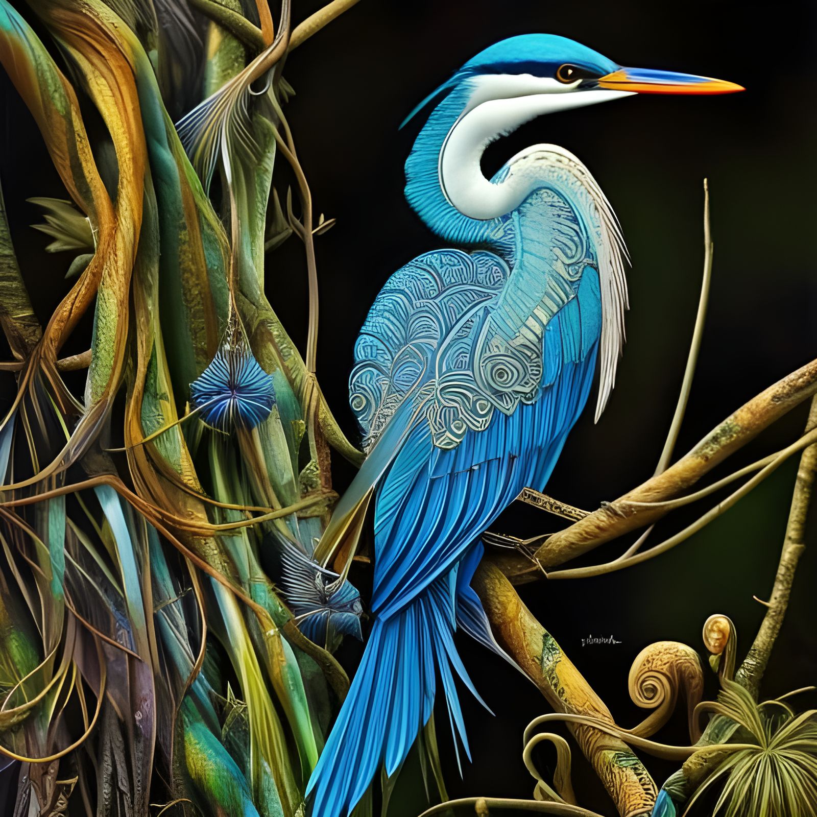 Blue heron