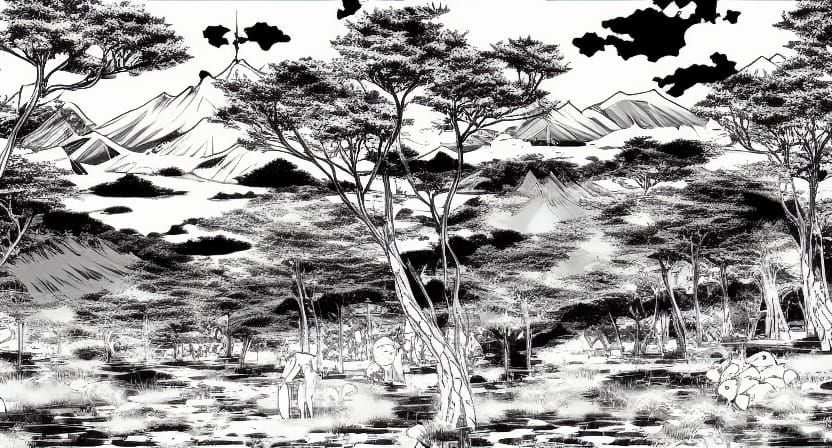manga landscape