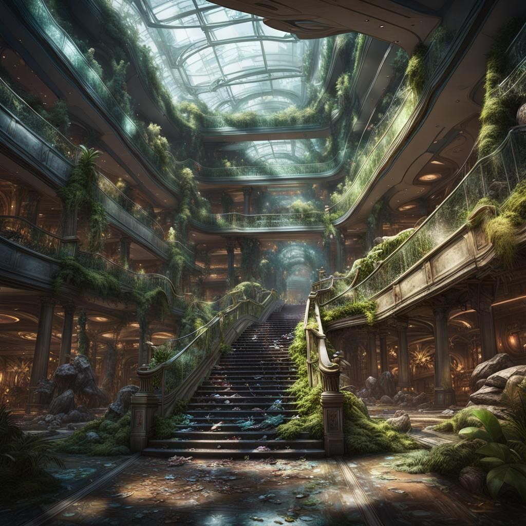 Abondened shopping mall   by @SalvaMalva