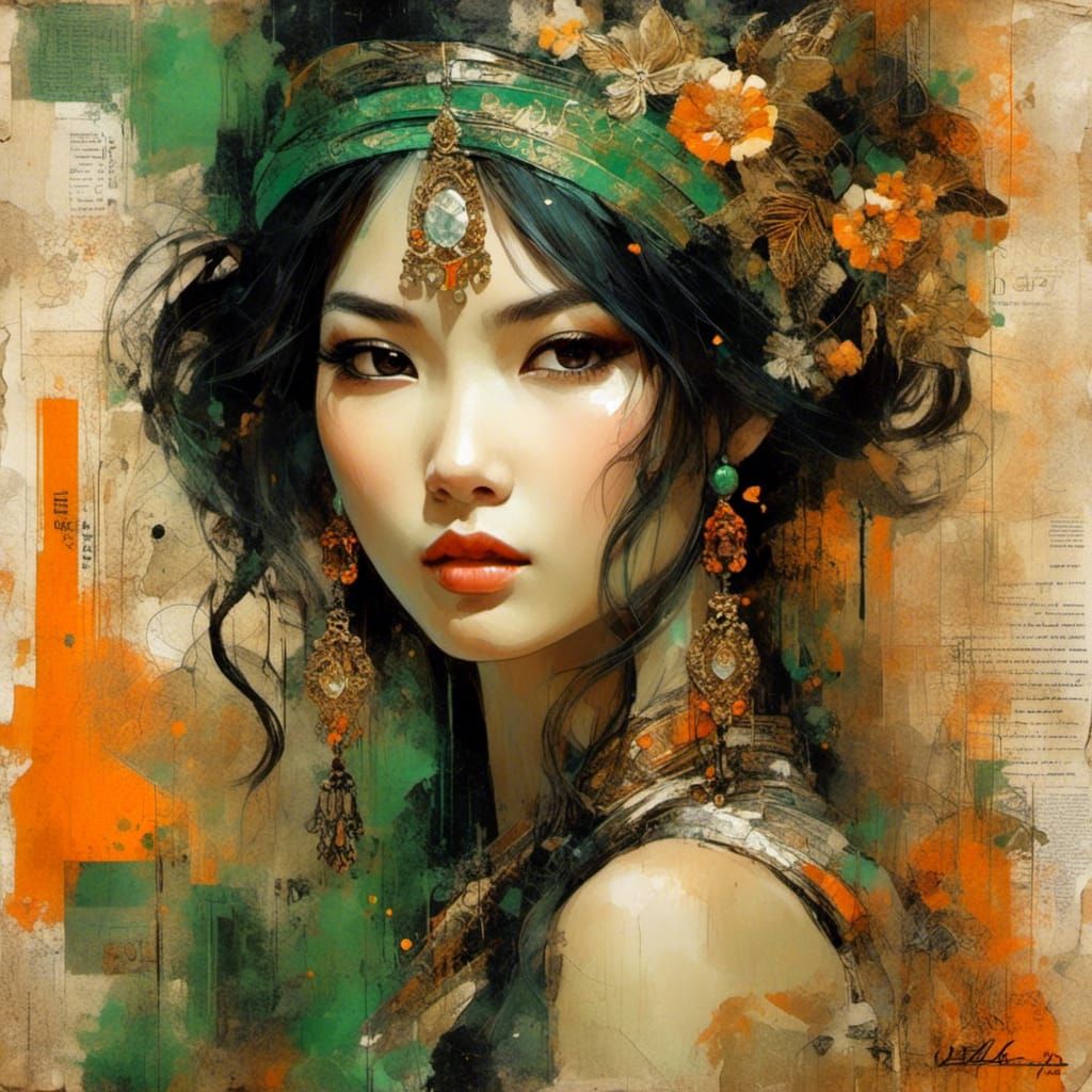 Asian Woman   by @Heidi van der Velden